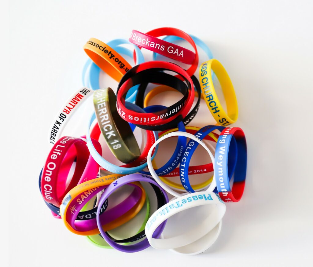 Bracelets en silicone pas chers