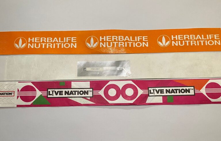 Bracelet RFID Tyvek