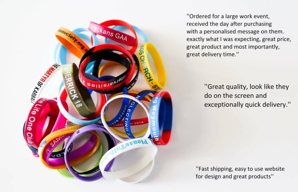 Que pensez-vous des bracelets en silicone imprimés&nbsp;?