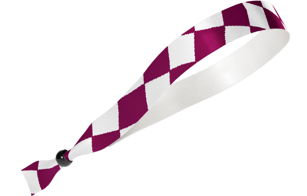 Carré en tissu violet