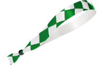 Carré en tissu vert