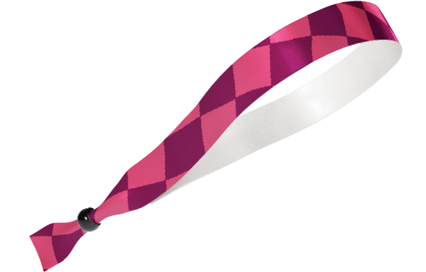 Carré en tissu rose