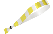 Tissu à rayures jaunes et blanches