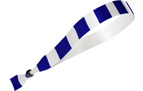 Tissu à rayures bleu et blanc