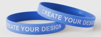 Bracelets en silicone - débossés + Colourfil