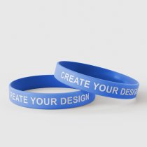 Bracelets en silicone - débossés + Colourfil