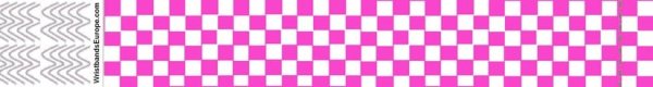 Tyvek rose à carreaux