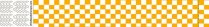 Tyvek simple à carreaux orange