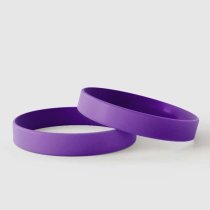 Violet uni - Bracelets en silicone unis