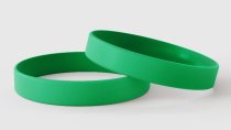 Vert uni - Bracelets en silicone unis
