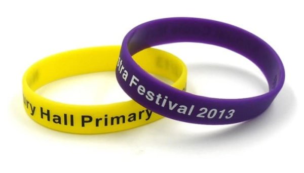 Bracelets en silicone imprimés