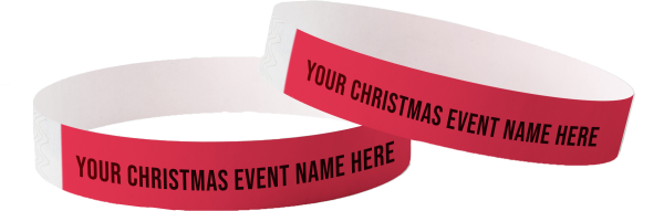 Bracelets Tyvek de Noël disponibles en France