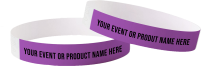 Bracelets Tyvek pour les promoteurs en France