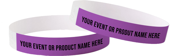 Bracelets Tyvek pour les promoteurs en France