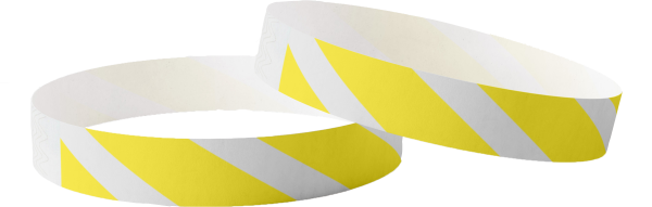 Tyvek simple rayé jaune