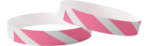Tyvek rayé rose