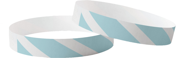 Tyvek rayé bleu uni