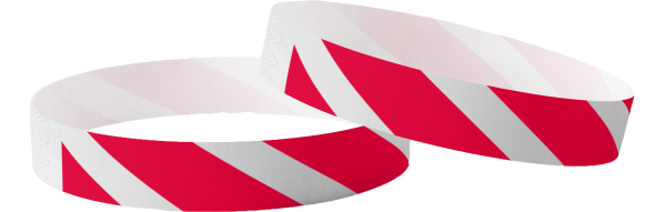 Tyvek uni rayé rouge