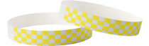 Tyvek simple à carreaux jaune