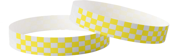 Tyvek simple à carreaux jaune