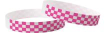 Tyvek uni à carreaux rose