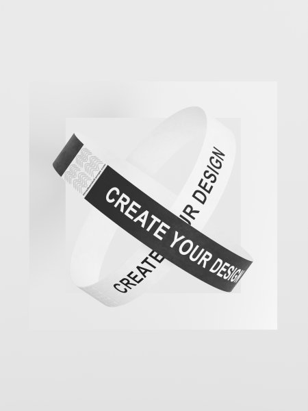 Bracelets Tyvek imprimés - Sans déchets