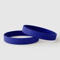 Uni bleu foncé - Bracelets en silicone unis