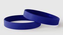 Uni bleu foncé - Bracelets en silicone unis