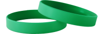 Vert uni - Bracelets en silicone unis
