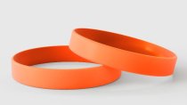 Orange uni - Bracelets en silicone unis