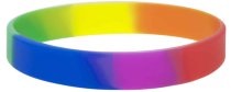 Bracelets en silicone arc-en-ciel sans impression en France