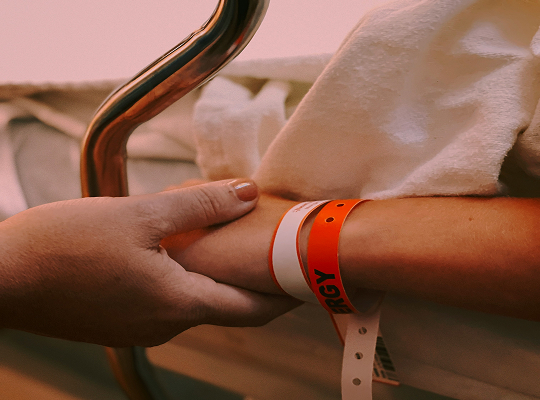 Bracelets d'hôpital